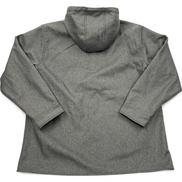 Carhartt Rain Defender Gray Fleece Lined 105022 Hooded Coat Jacket Men's XL - Picture 11 of 11